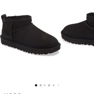 UGG Ultra Mini Black boots